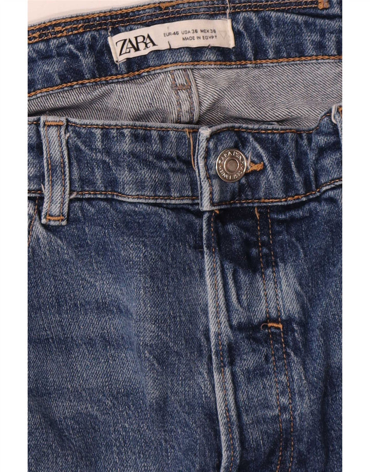 Zara Mens Slim Jeans EU 46 XL W36 L27 Blue