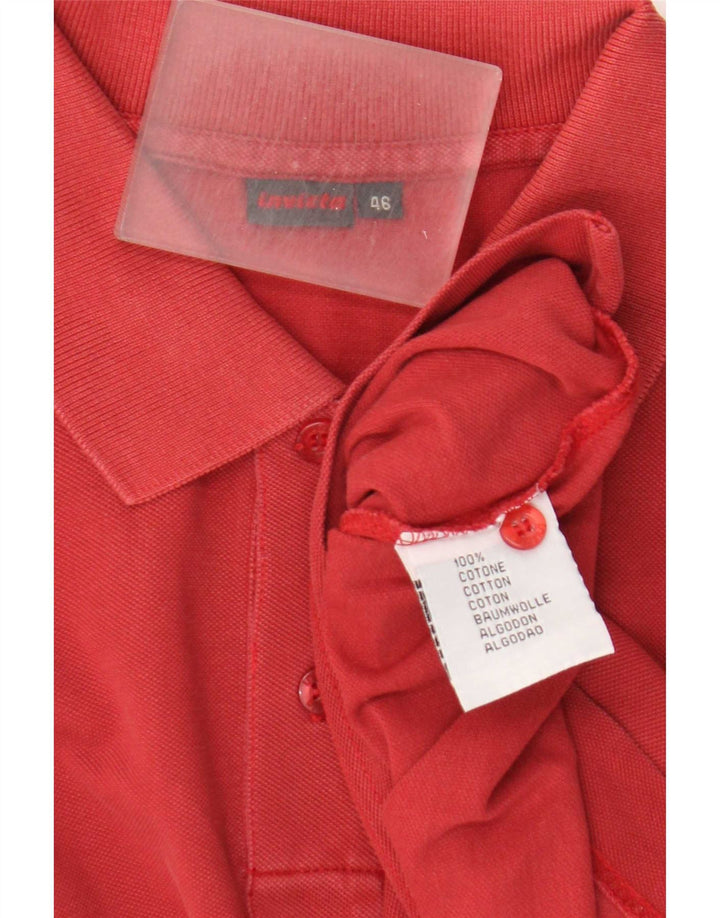 Invicta Mens Polo Shirt IT 46 Small Burgundy Cotton