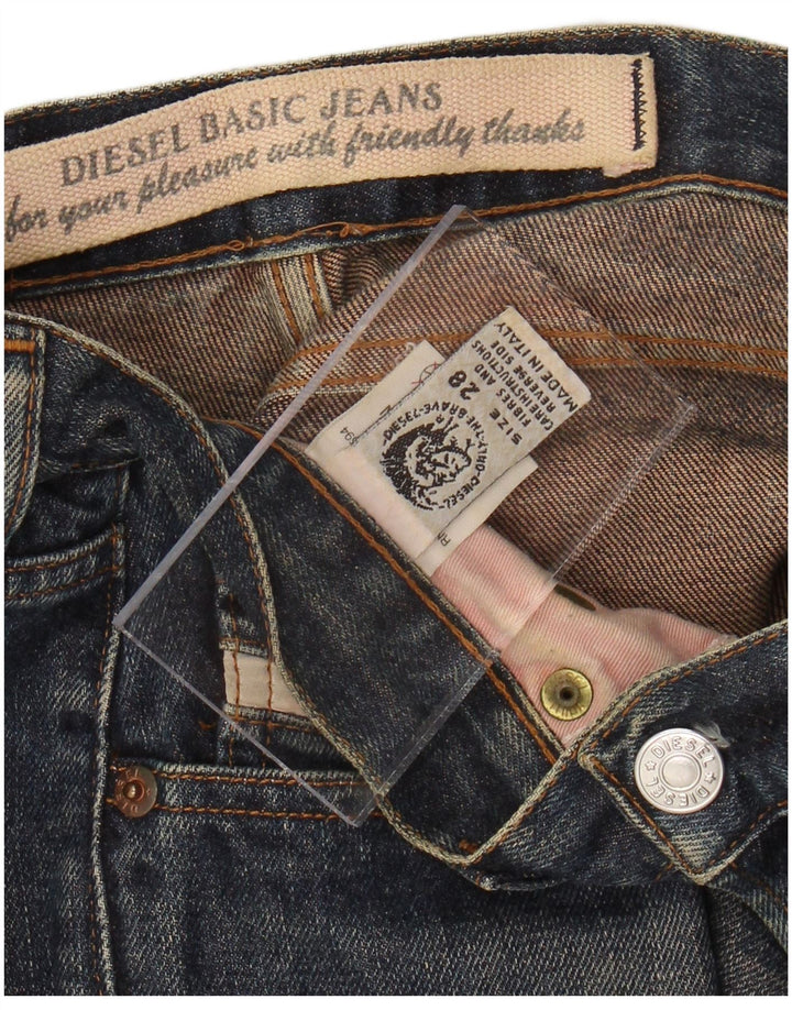 DIESEL Mens Cropped Jeans W28 L25 Blue Cotton