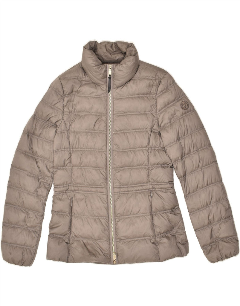 MASSIMO DUTTI Womens Padded Jacket UK 10 Small Grey Polyester | Vintage Massimo Dutti | Thrift | Second-Hand Massimo Dutti | Used Clothing | Messina Hembry 