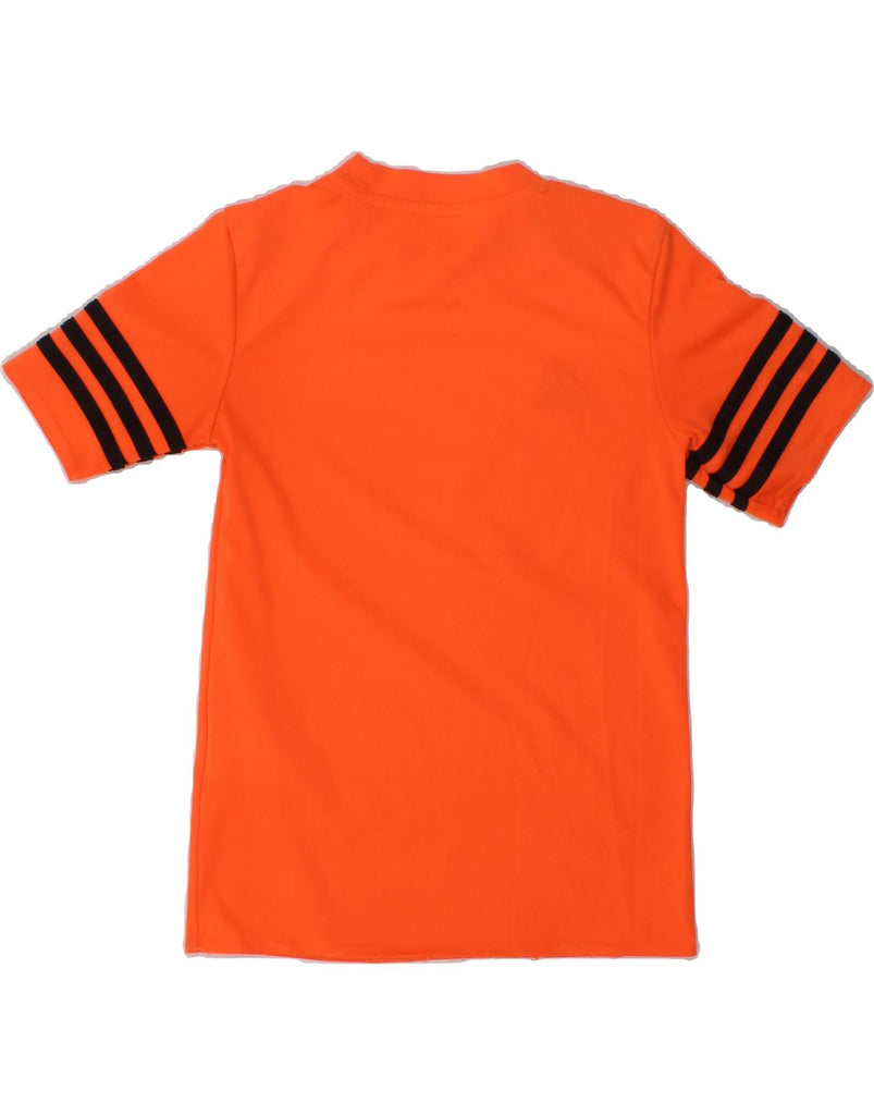 ADIDAS Girls Climalite T-Shirt Top 7-8 Years Small  Orange Polyester | Vintage Adidas | Thrift | Second-Hand Adidas | Used Clothing | Messina Hembry 