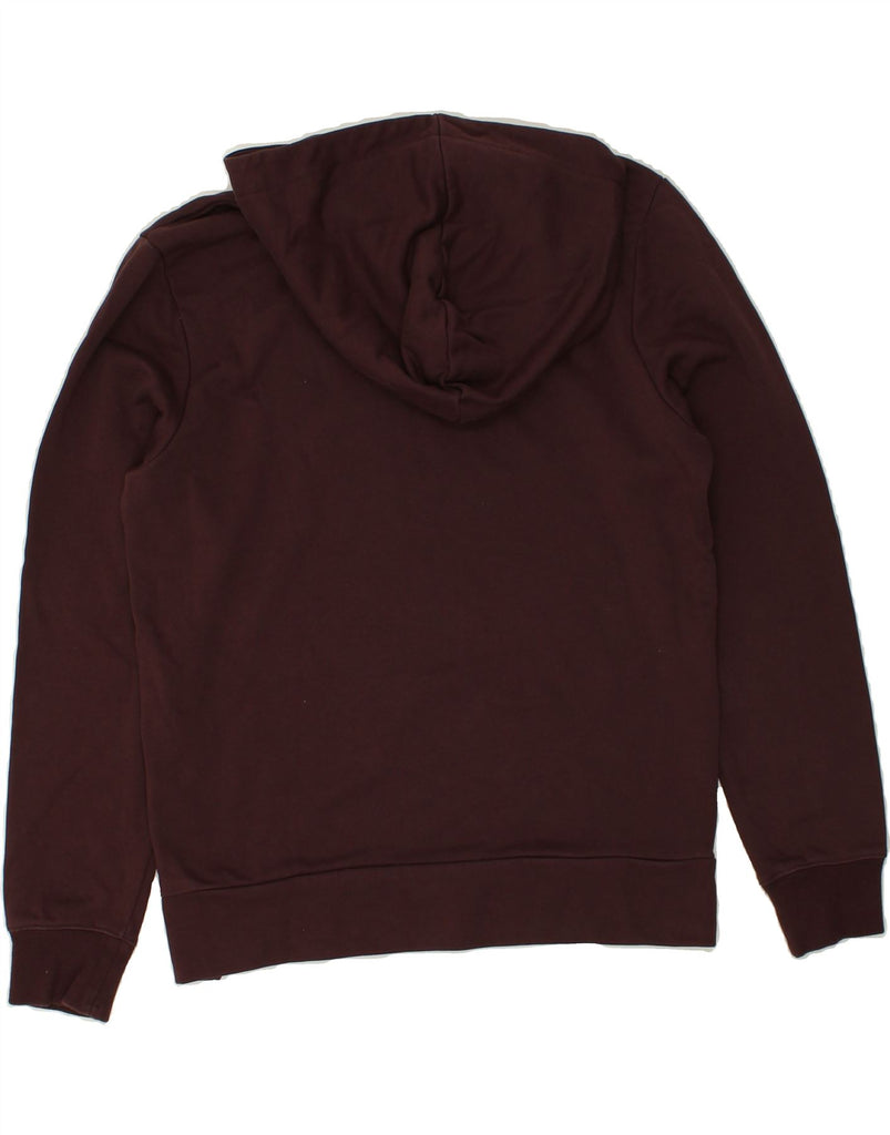 JACK & JONES Mens Hoodie Jumper Medium Burgundy Cotton | Vintage Jack & Jones | Thrift | Second-Hand Jack & Jones | Used Clothing | Messina Hembry 