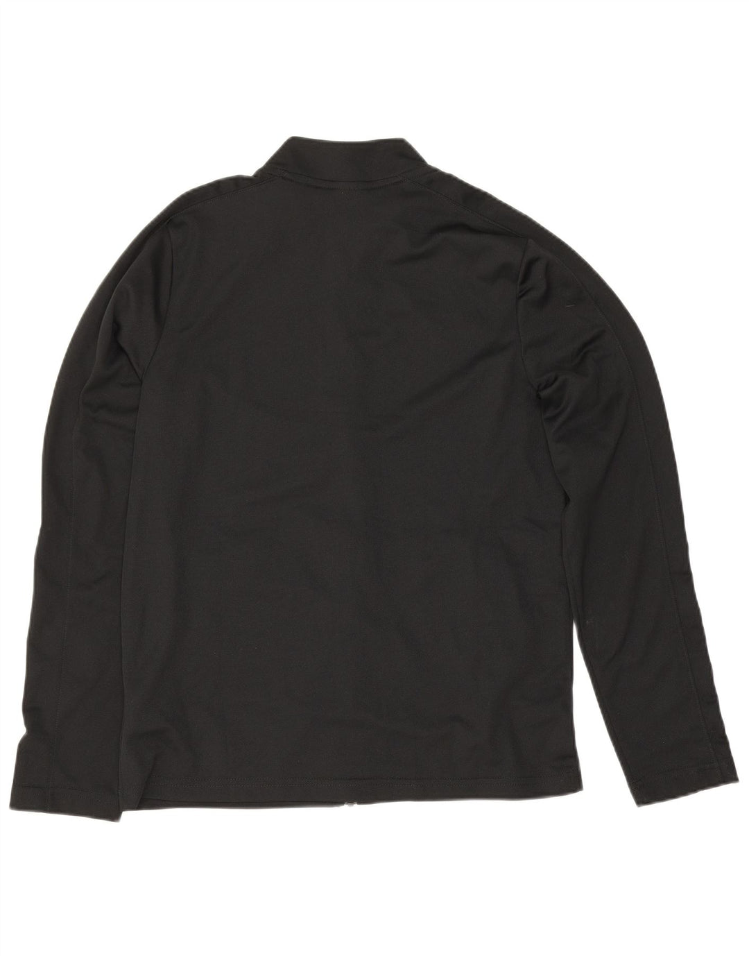 Nike Boys Dri Fit Tracksuit Top Jacket 12-13 Years Large Black Polyester