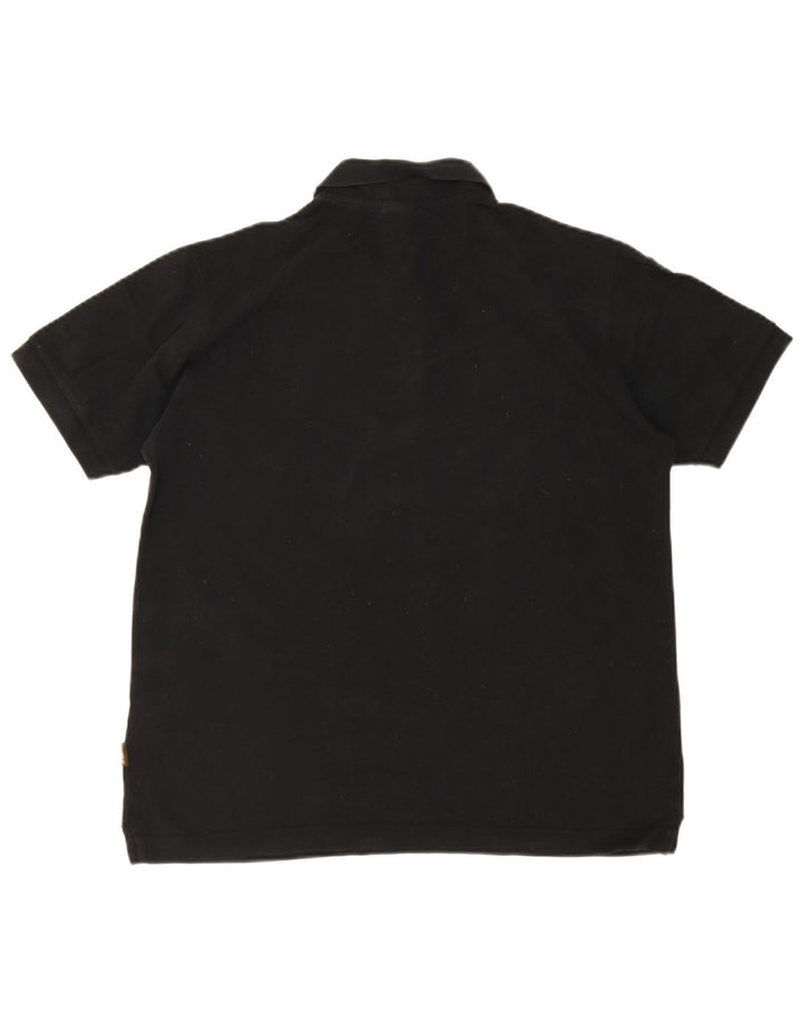 Rifle Mens Polo Shirt Medium Black