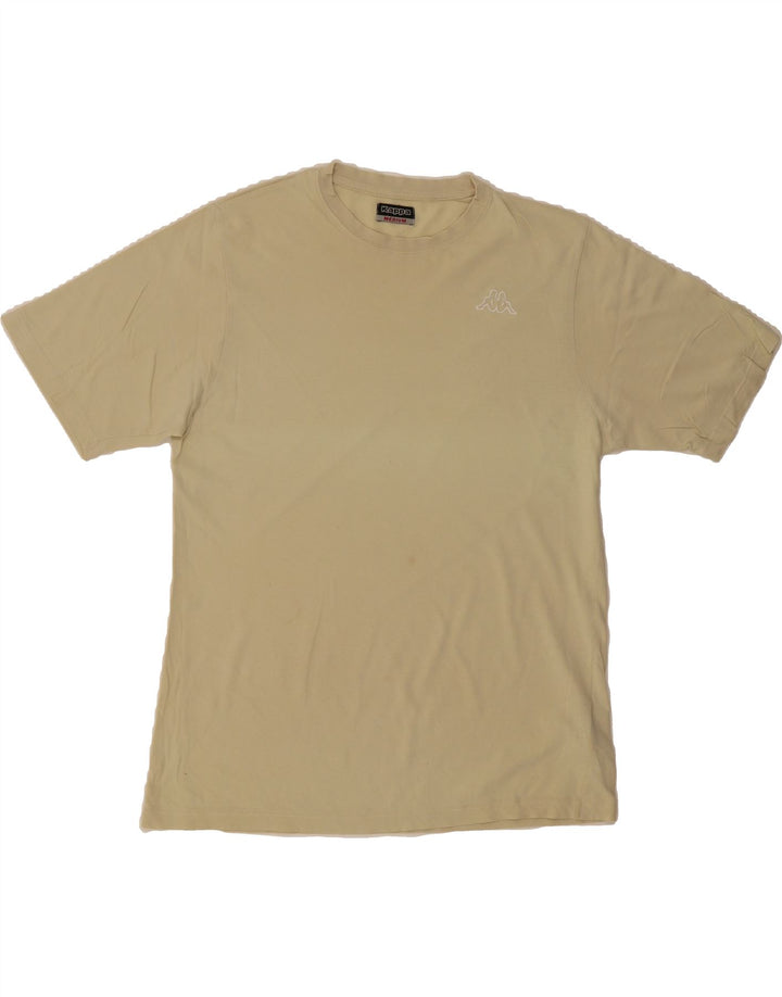 KAPPA Mens T-Shirt Top Medium Beige Cotton Vintage Kappa and Second-Hand Kappa from Messina Hembry 