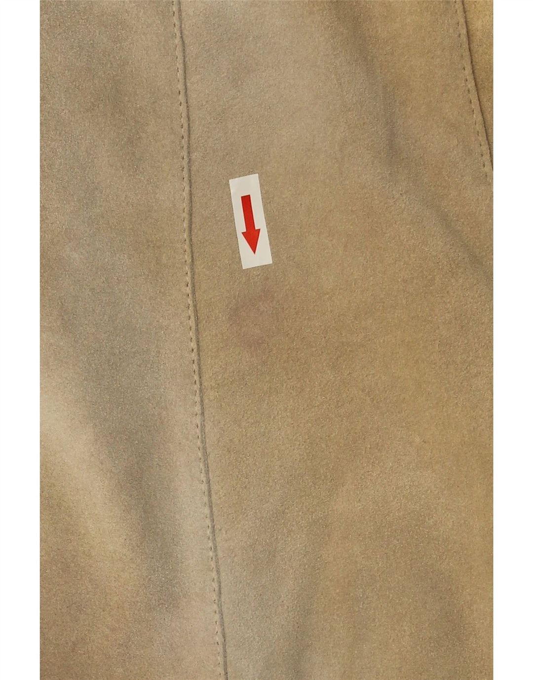 Jet Plane Womens Suede Overcoat IT 42 Medium Beige Leather