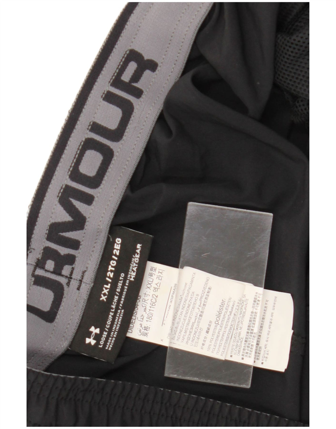 Under Armour Mens Heat Gear Sport Shorts 2XL Black Polyester