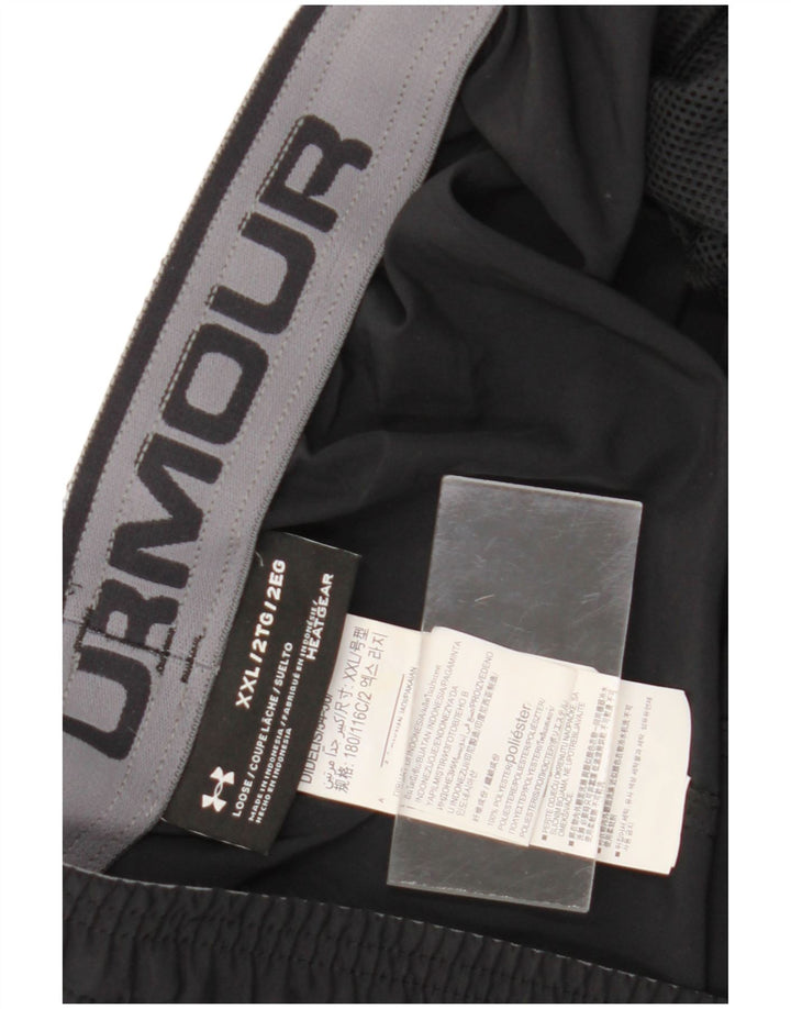 Under Armour Mens Heat Gear Sport Shorts 2XL Black Polyester