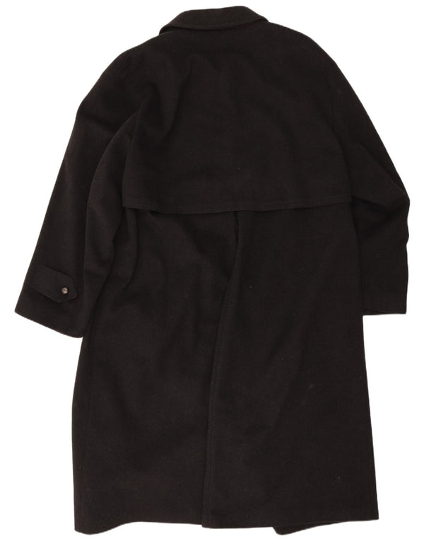 Bugatti Mens Overcoat UK 44 2XL Black Virgin Wool