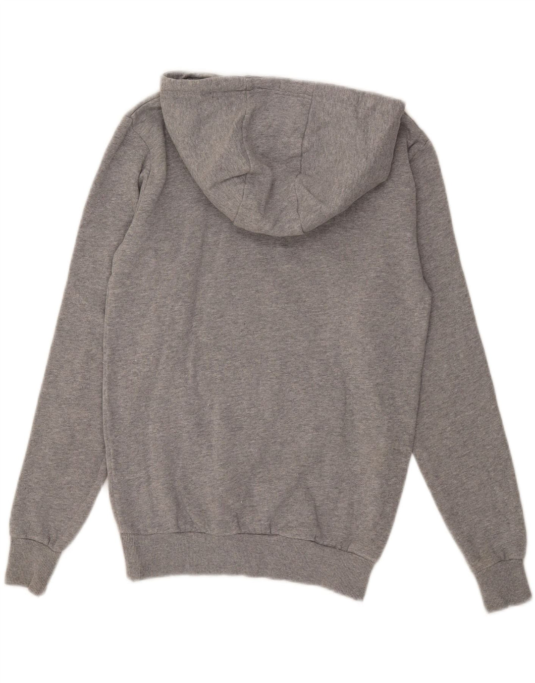 Ellesse Mens Graphic Hoodie Jumper Small Grey Flecked Cotton