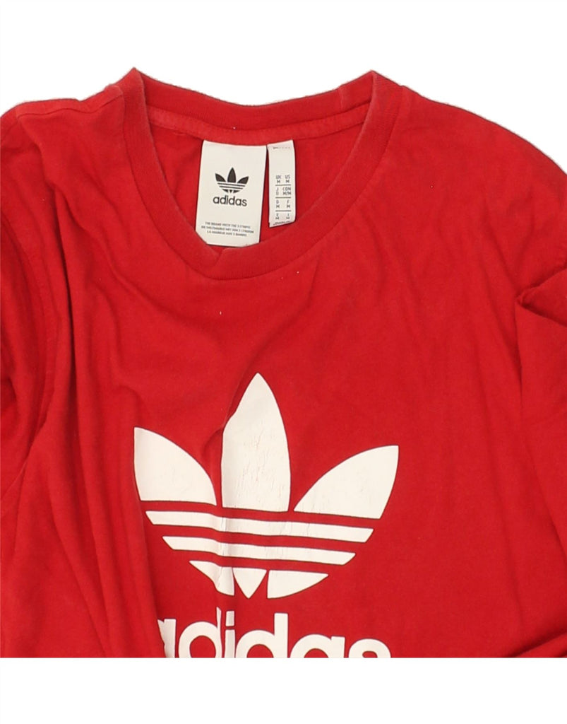 ADIDAS Mens Graphic T-Shirt Top Medium Red Cotton | Vintage Adidas | Thrift | Second-Hand Adidas | Used Clothing | Messina Hembry 