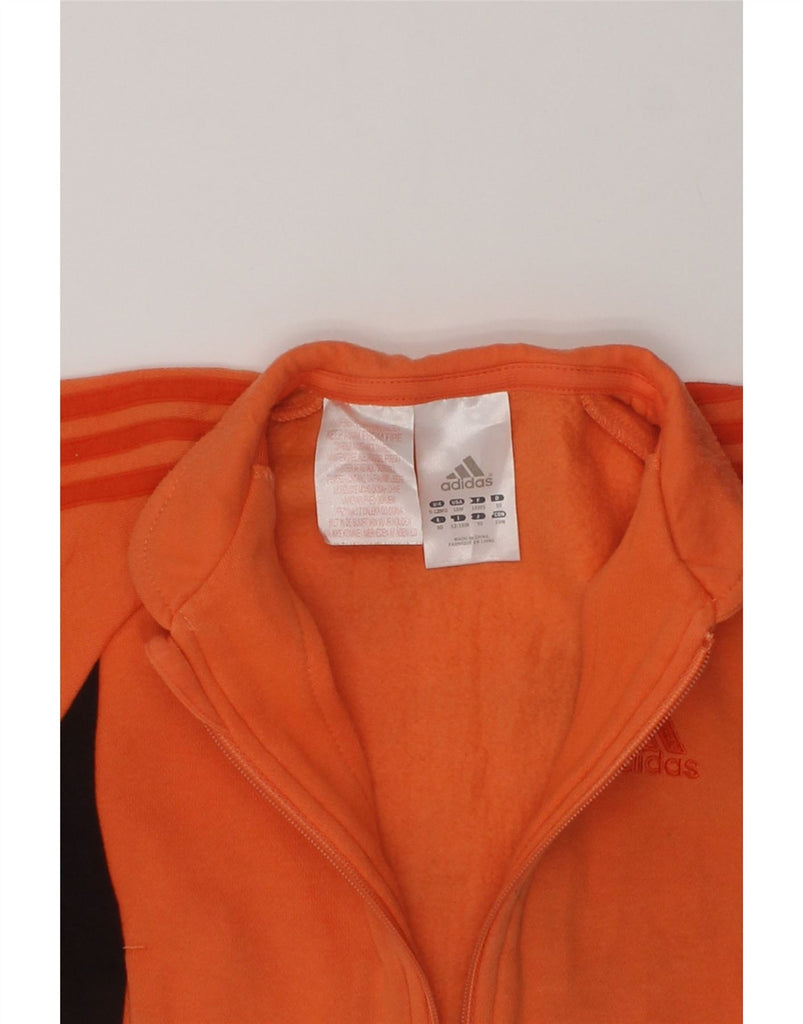 ADIDAS Baby Boys Tracksuit Top Jacket 9-12 Months Orange Colourblock | Vintage Adidas | Thrift | Second-Hand Adidas | Used Clothing | Messina Hembry 