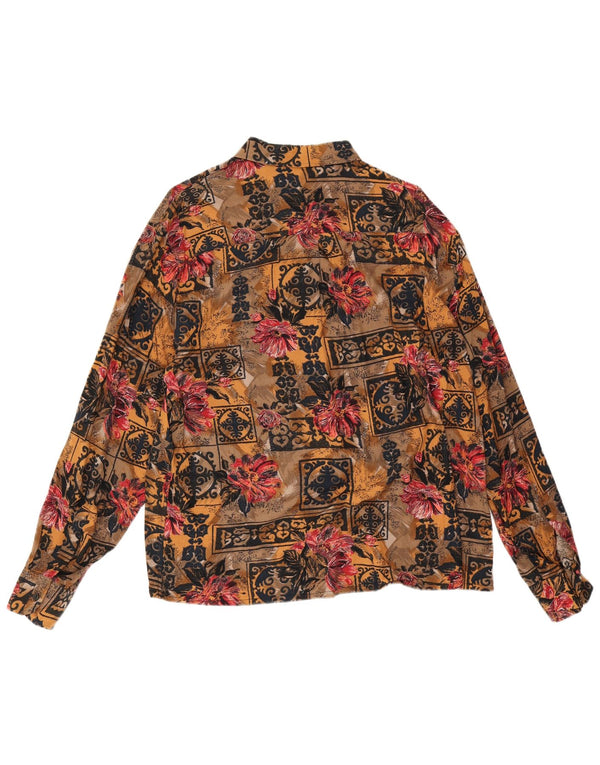Vintage Mens Shirt Medium Multicoloured Patchwork