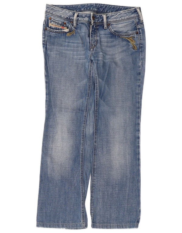 Diesel Womens Bootcut Jeans W30 L27 Blue Cotton