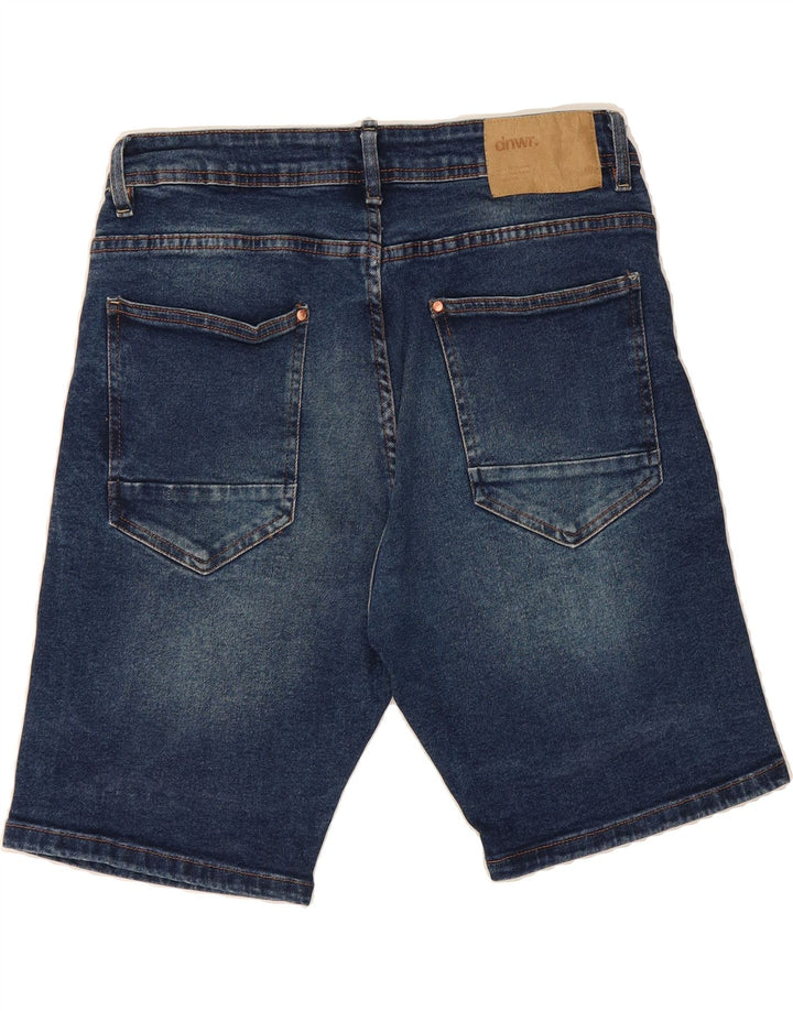 ZARA Mens Denim Shorts EU 44 Large W34  Navy Blue Cotton Vintage Zara and Second-Hand Zara from Messina Hembry 