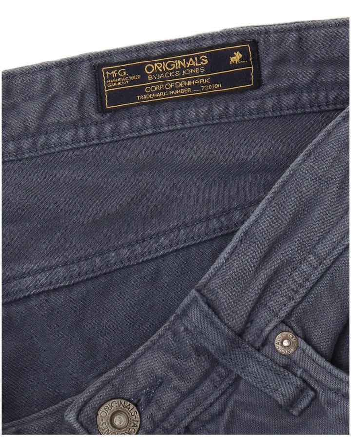 JACK & JONES Mens Denim Shorts W34 Large Navy Blue