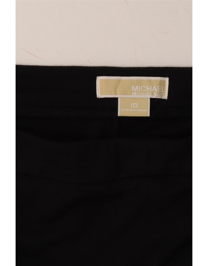 MICHAEL KORS Womens Bootcut Casual Trousers US 10 Large W30 L33 Black Vintage Michael Kors and Second-Hand Michael Kors from Messina Hembry 