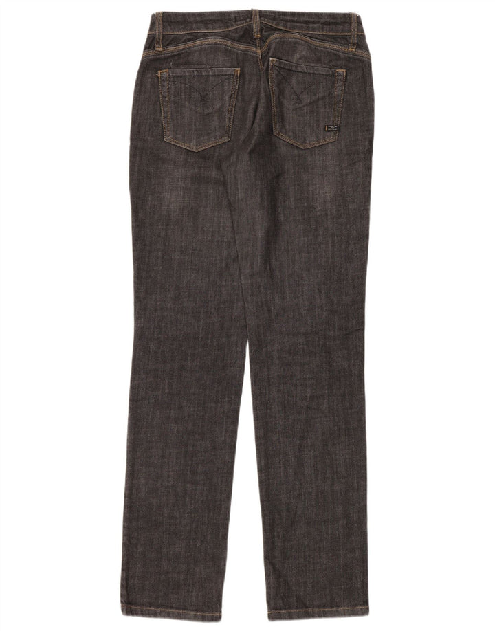 Massimo Dutti Womens Straight Jeans W31 L34 Navy Blue Cotton