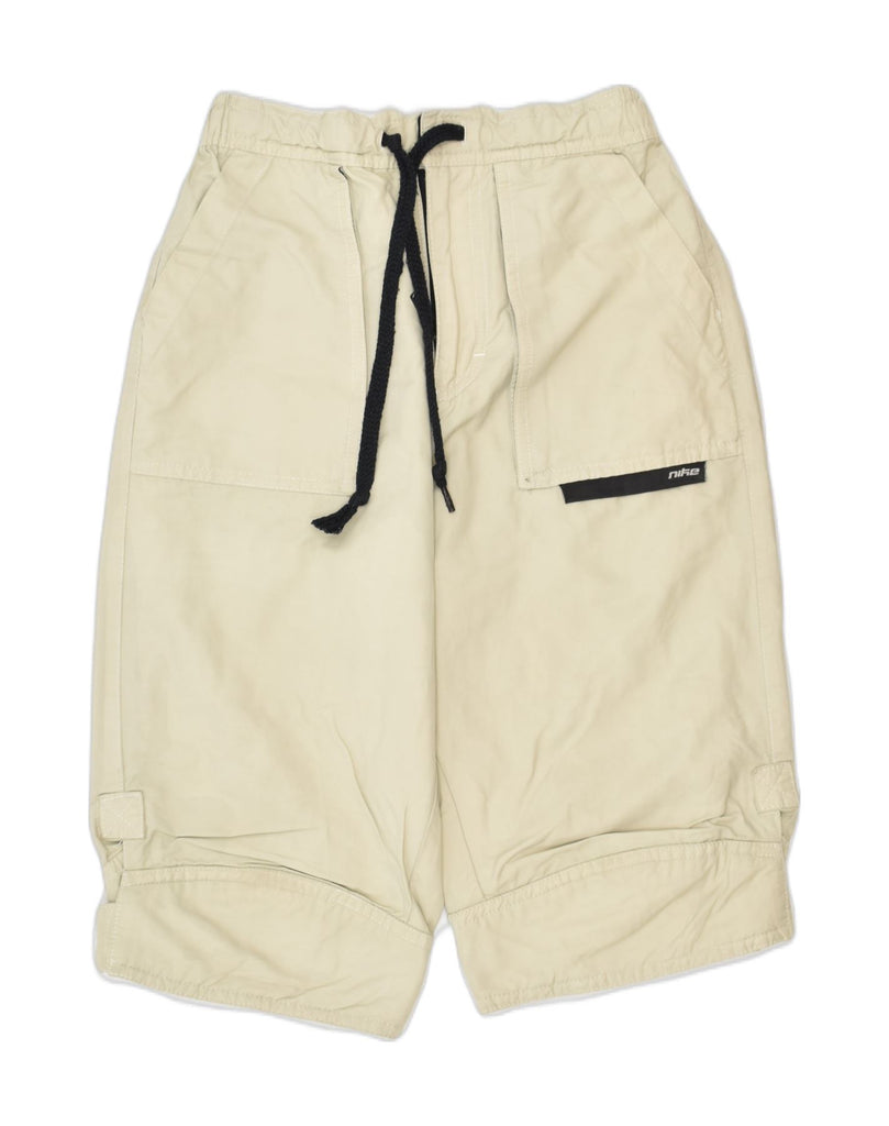 NIKE Boys Bermuda Shorts 9-10 Years Beige Cotton | Vintage | Thrift | Second-Hand | Used Clothing | Messina Hembry 