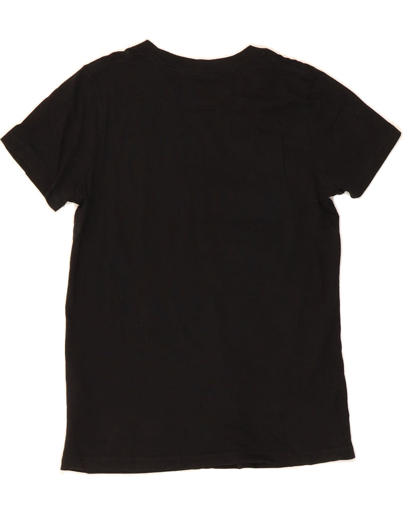 CONVERSE Womens Chuck Taylor Graphic T-Shirt Top UK 10 Small Black Vintage Converse and Second-Hand Converse from Messina Hembry 