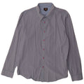 Lee Mens Shirt 2XL Blue Gingham Cotton