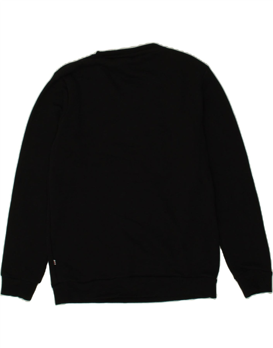 FILA Boys Graphic Sweatshirt Jumper 13-14 Years Black Cotton Vintage Fila and Second-Hand Fila from Messina Hembry 