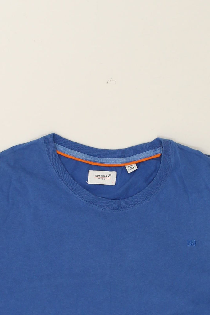 SUPERDRY Mens T-Shirt Top Medium Blue | Vintage Superdry | Thrift | Second-Hand Superdry | Used Clothing | Messina Hembry 