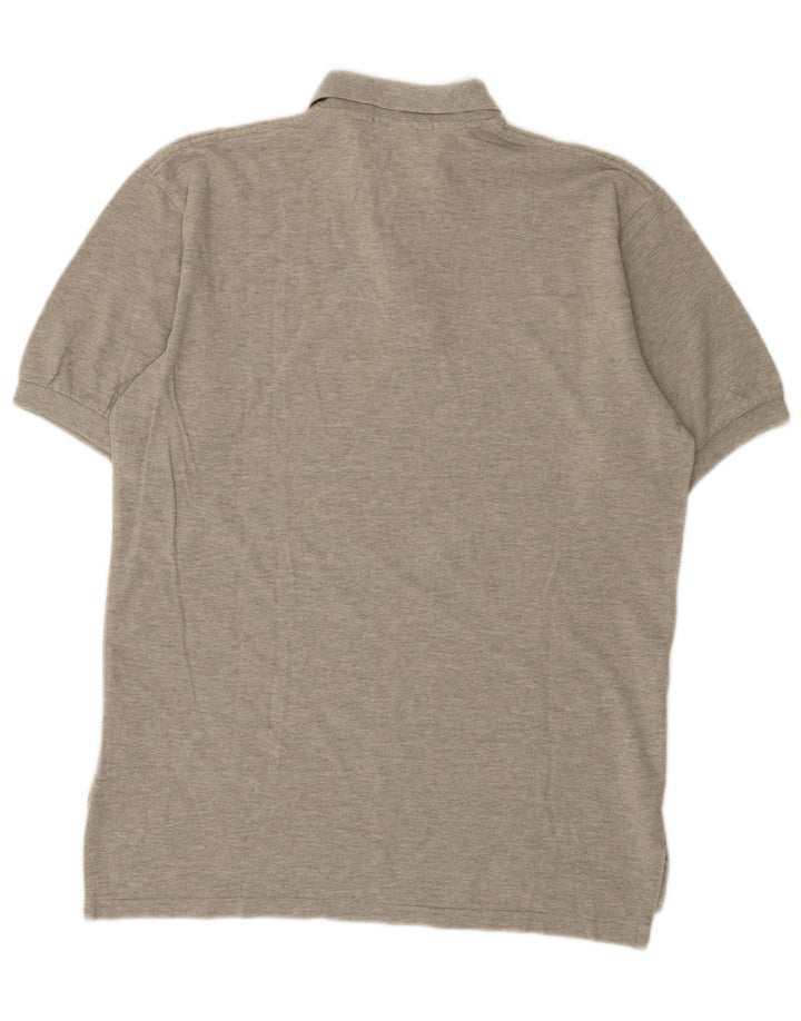 Polo Ralph Lauren Mens Polo Shirt Medium Grey Cotton