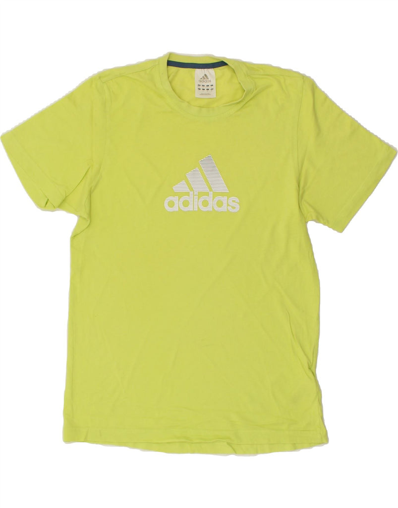 ADIDAS Mens Graphic T-Shirt Top UK 36/38 Small Green Cotton | Vintage Adidas | Thrift | Second-Hand Adidas | Used Clothing | Messina Hembry 