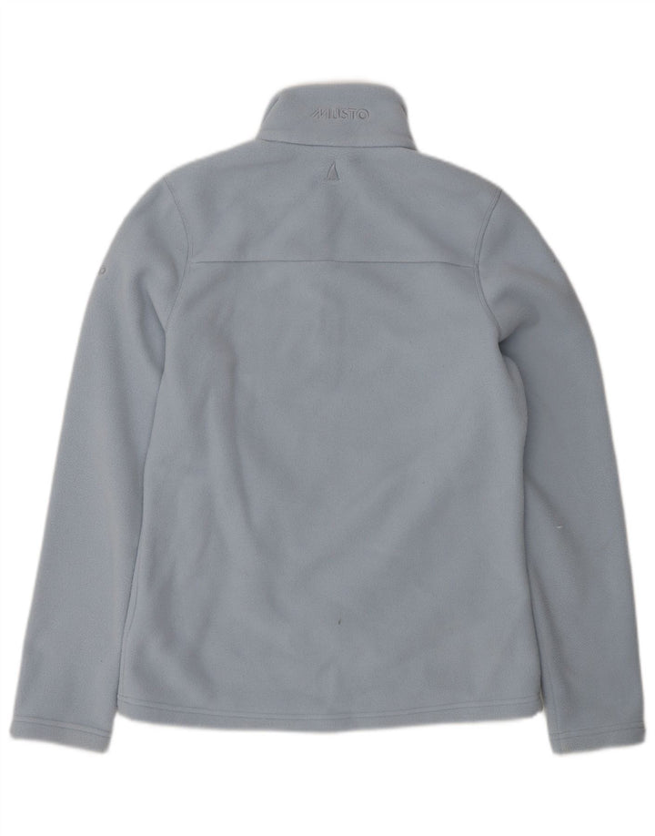 Musto Womens Fleece Jacket UK 10 Small Blue Polyester