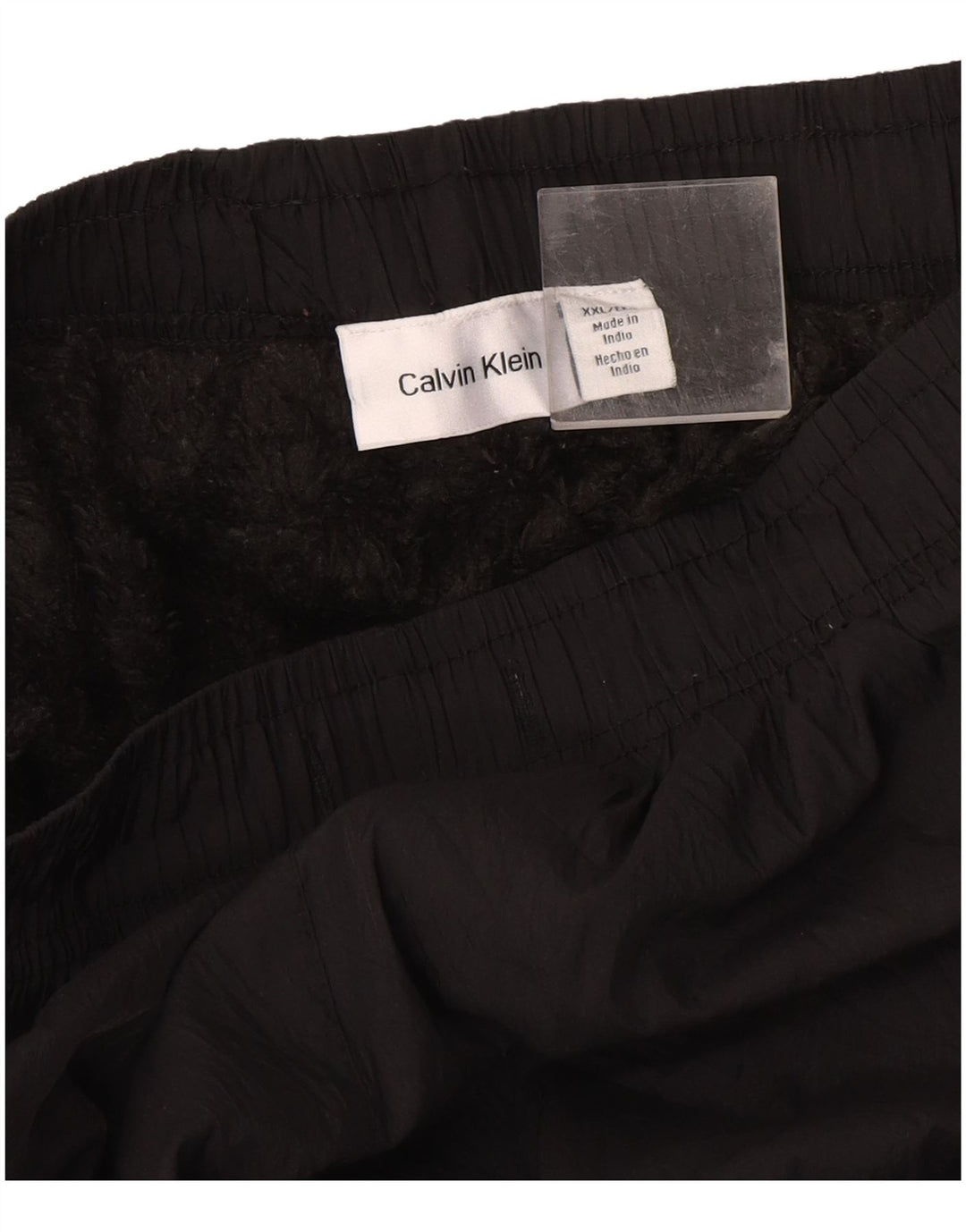 Calvin Klein Mens Graphic Windbreaker Trousers 2XL Black