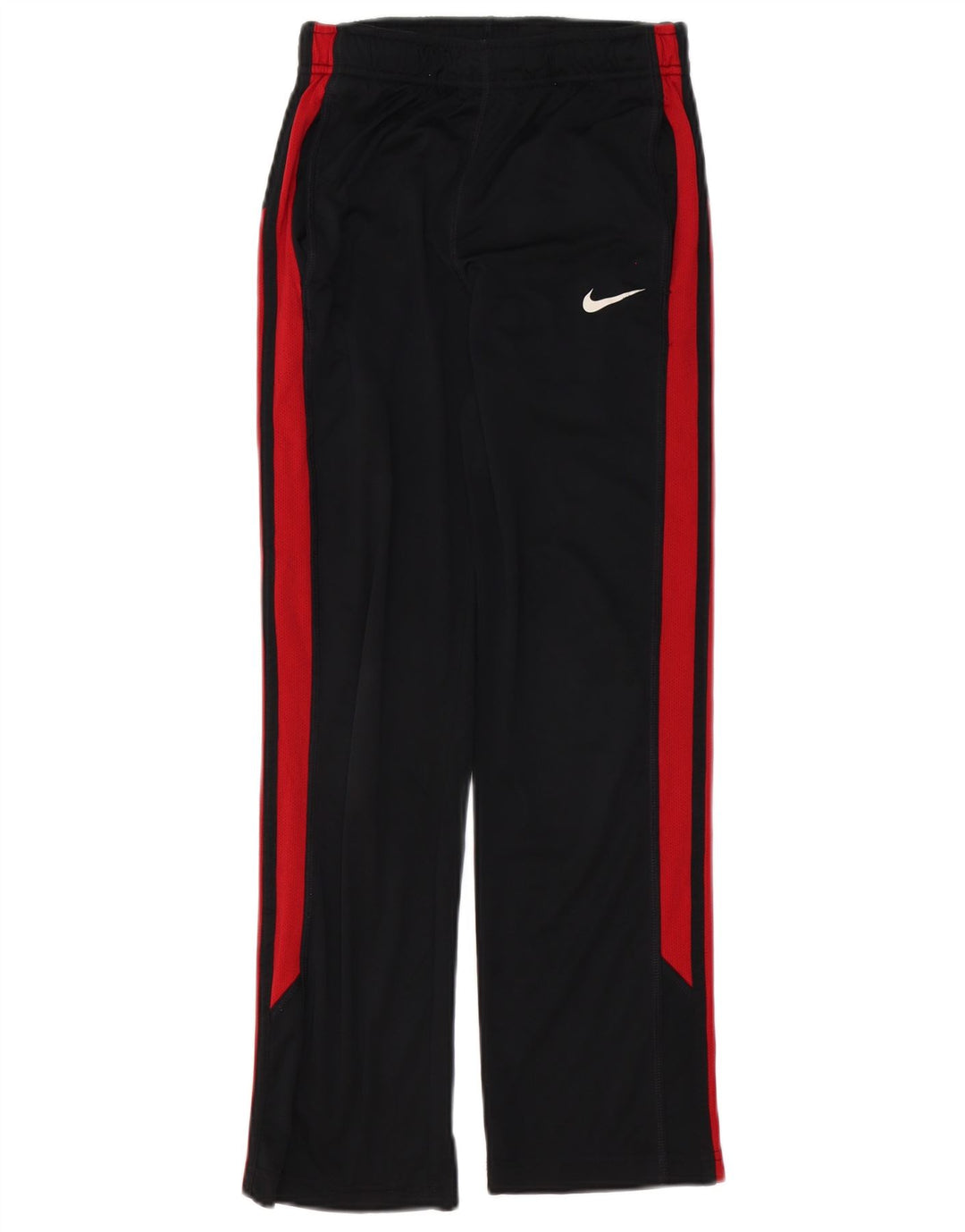 Nike Boys Regular Tracksuit Trousers 12-13 Years Large Black Colourblock