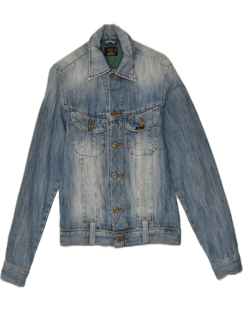 LEE Boys Denim Jacket 13-14 Years Large  Blue Cotton | Vintage Lee | Thrift | Second-Hand Lee | Used Clothing | Messina Hembry 