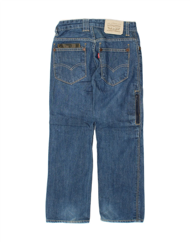LEVI'S Boys 505 Regular Straight Jeans 7-8 Years W24 L24 Blue Cotton Vintage Levi's and Second-Hand Levi's from Messina Hembry 