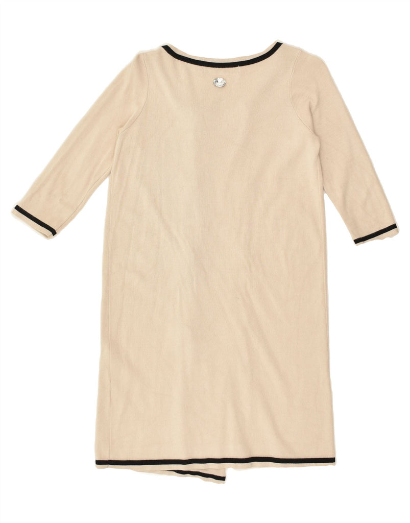 SIMONA BARBIERI Womens Longline Cardigan Sweater UK 12 Medium Off White | Vintage Simona Barbieri | Thrift | Second-Hand Simona Barbieri | Used Clothing | Messina Hembry 