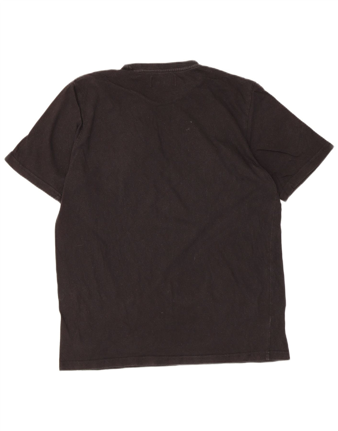 Fred Perry Mens Graphic T-Shirt Top Medium Black Cotton