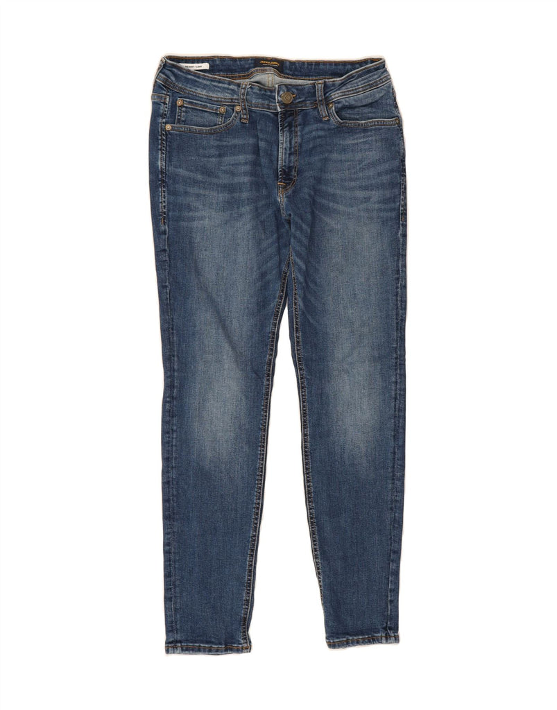 JACK & JONES Mens Liam Skinny Jeans W34 L30 Blue Cotton Vintage Jack & Jones and Second-Hand Jack & Jones from Messina Hembry 