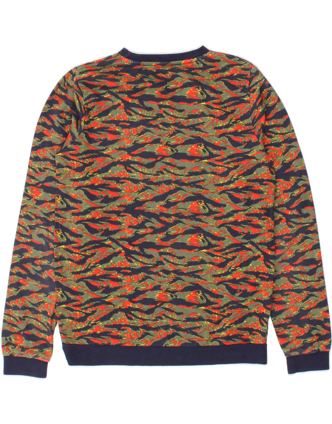 GUESS Boys Graphic Sweatshirt Jumper 13-14 Years Navy Blue Cotton Vintage Guess and Second-Hand Guess from Messina Hembry 