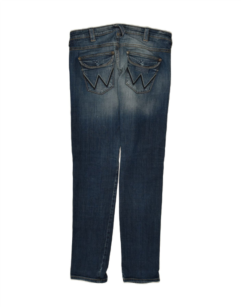 WRANGLER Womens Jamie Skinny Jeans W28 L34 Blue Cotton Vintage Wrangler and Second-Hand Wrangler from Messina Hembry 