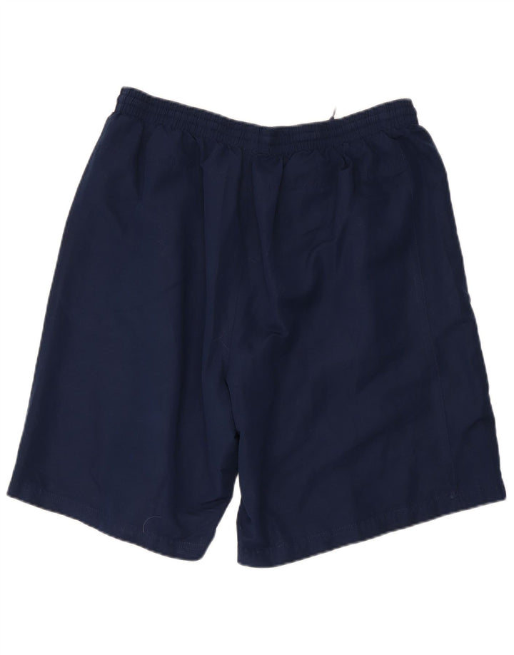 Umbro Mens Graphic Sport Shorts 2XL Navy Blue Polyester
