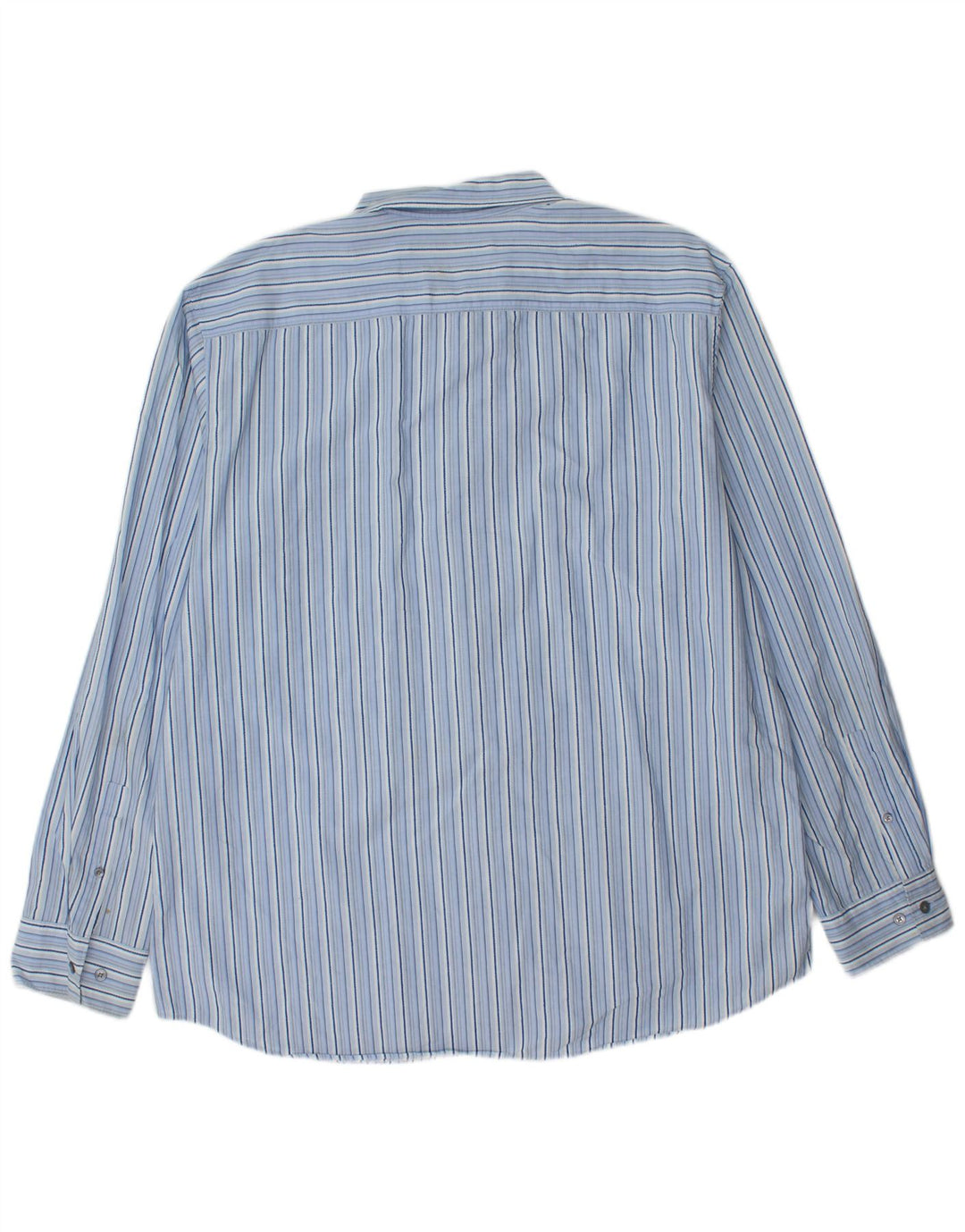 CALVIN KLEIN Mens Modern Fit Shirt 2XL Blue Striped Cotton