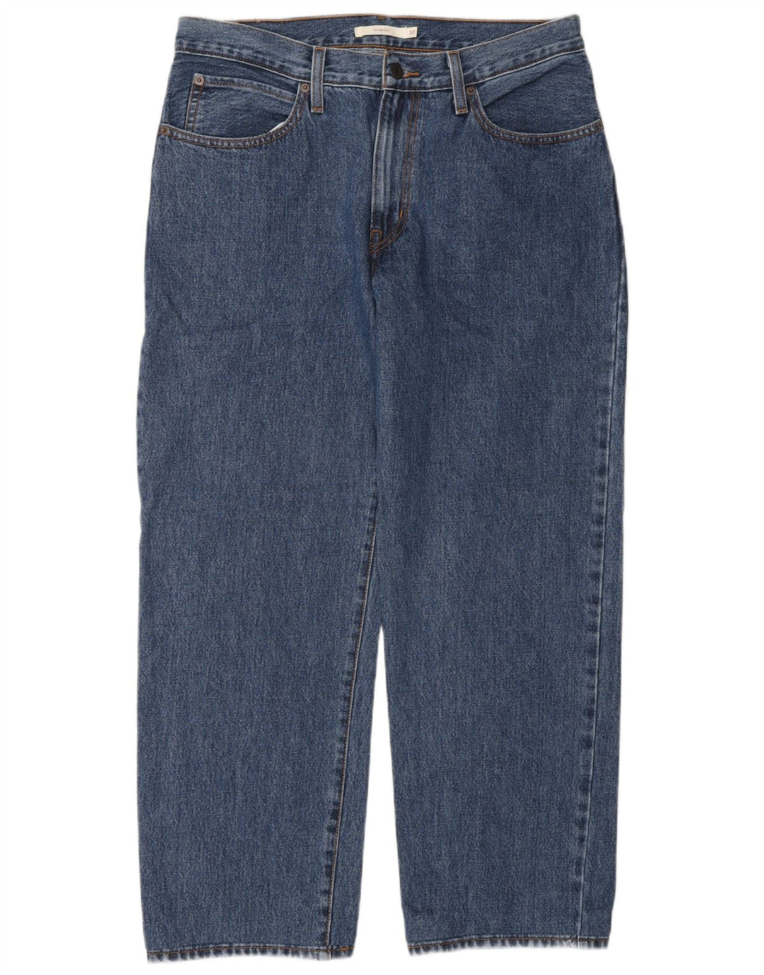 Levi's Womens Baggy Loose Jeans W30 L31 Blue Cotton