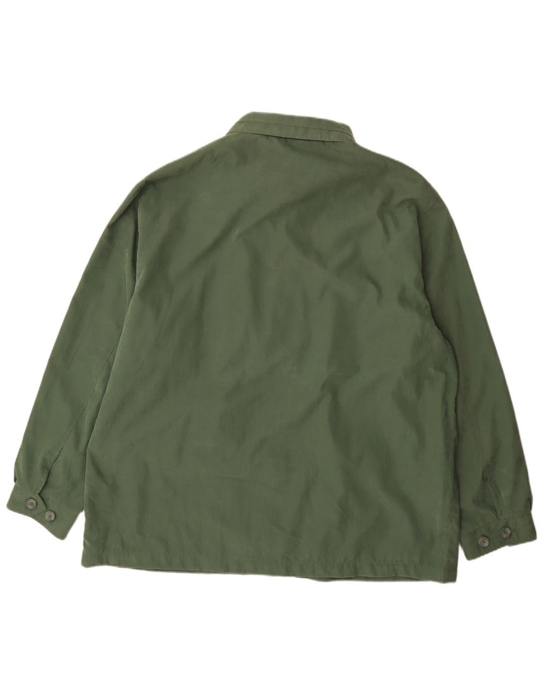 Vintage Mens Utility Jacket UK 50 5XL Green Polyester