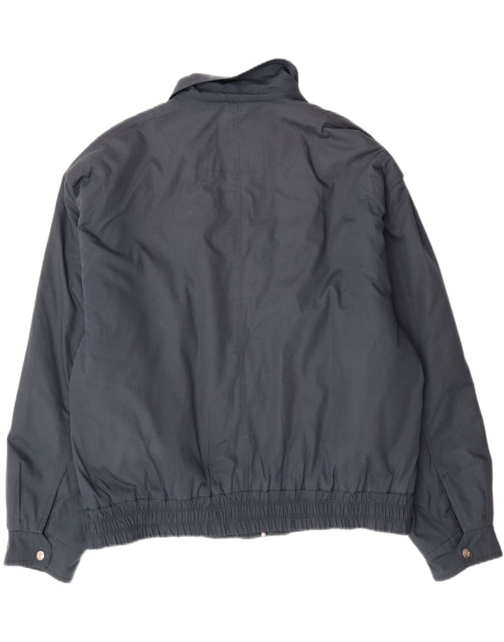 VINTAGE Mens Bomber Jacket IT 54 2XL Grey Polyester Vintage Vintage and Second-Hand Vintage from Messina Hembry 