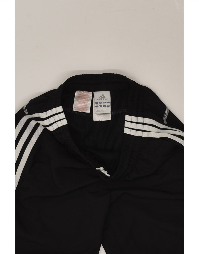 ADIDAS Boys Sport Shorts 11-12 Years Black Polyester | Vintage Adidas | Thrift | Second-Hand Adidas | Used Clothing | Messina Hembry 