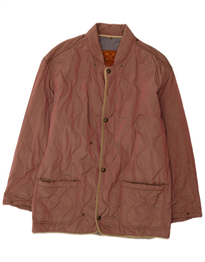 Belfe Mens Quilted Jacket IT 54 2XL Brown