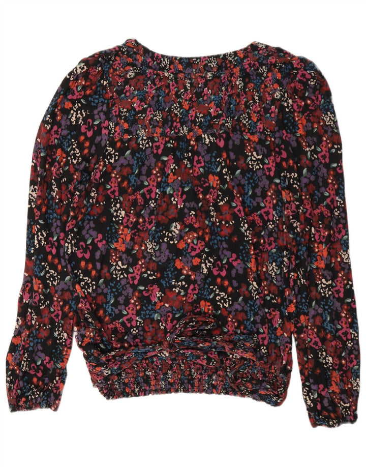 Fat Face Womens Long Sleeve Blouse Top UK 12 Medium Multicoloured Floral