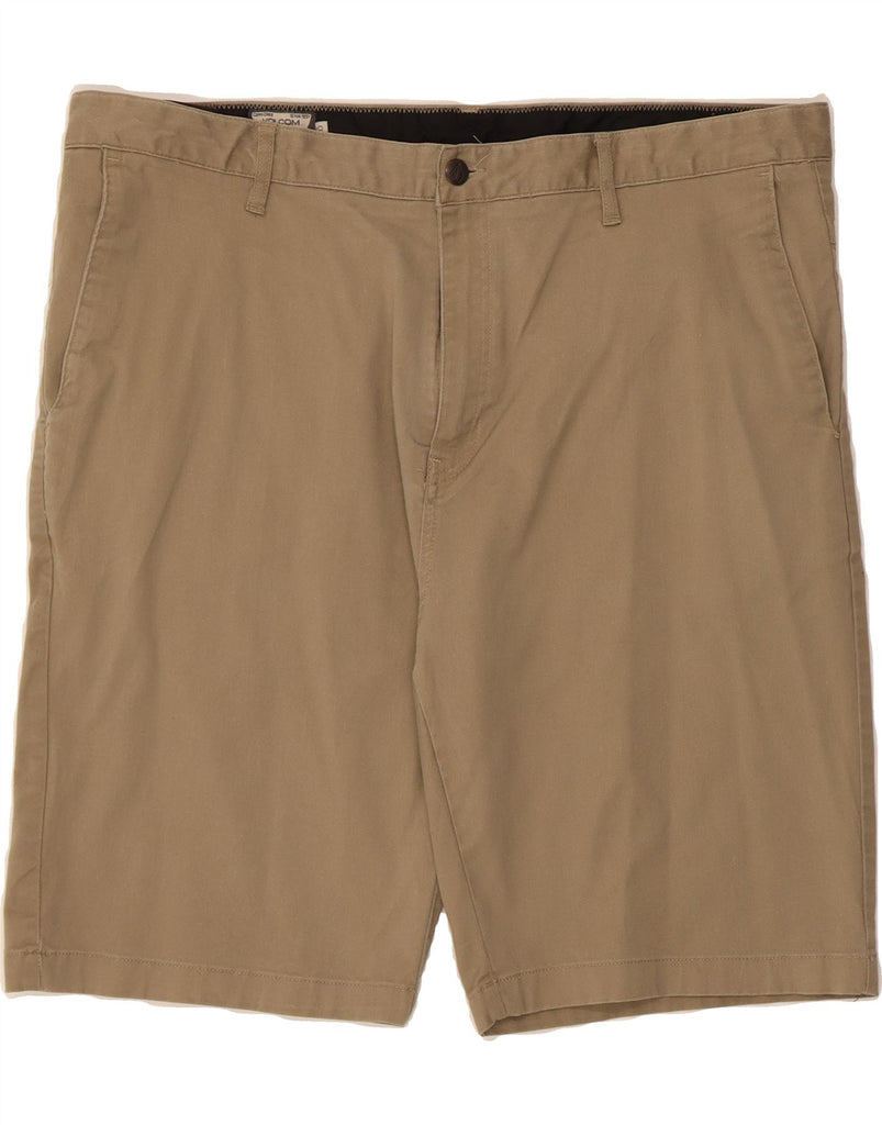 VOLCOM Mens Chino Shorts W40 XL Beige Cotton Vintage Volcom and Second-Hand Volcom from Messina Hembry 