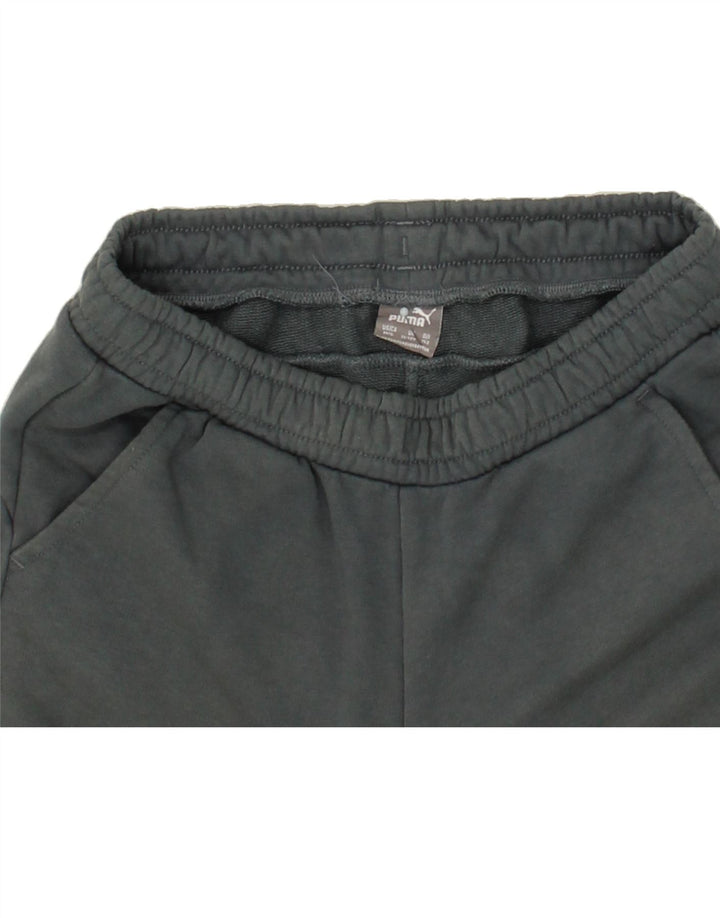 PUMA Boys Graphic Sport Shorts 11-12 Years Grey Cotton Vintage Puma and Second-Hand Puma from Messina Hembry 