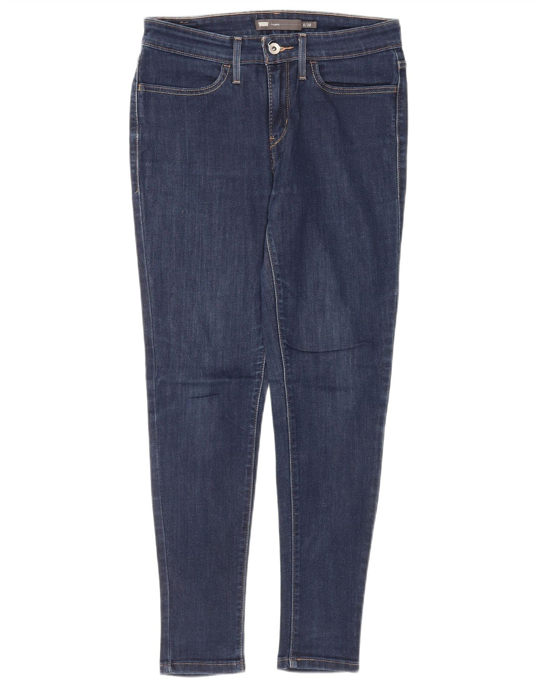 LEVI'S Womens Legging Skinny Jeans US 6 Medium W28 L27 Blue Cotton
